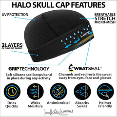 Halo Skull Cap Solar Camo Grey - Hammer Nutrition CEE